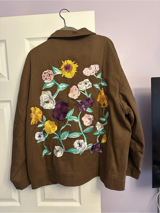Taylor Swift Jackets & Blazers - Taylor Swift Acoustic Piano Work Jacket with Multicolor Floral Embroidery